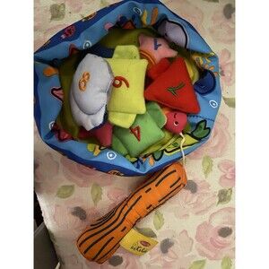 Vintage Melissa & Doug K's Kids Soft Fish & Count Toddler Learning Toy